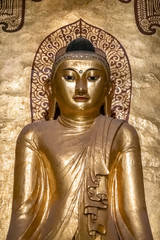 Standing Buddha statue at Ananda Pagoda