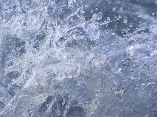 Ocean water splash detail