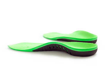 green orthopedic insoles