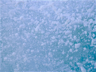 Ocean water splash detail