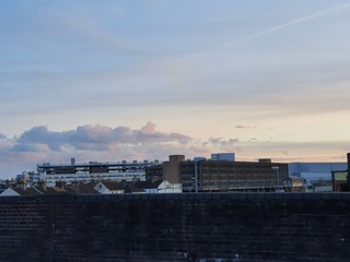 san francisco skyline at dusk