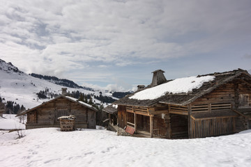 house in the mountains