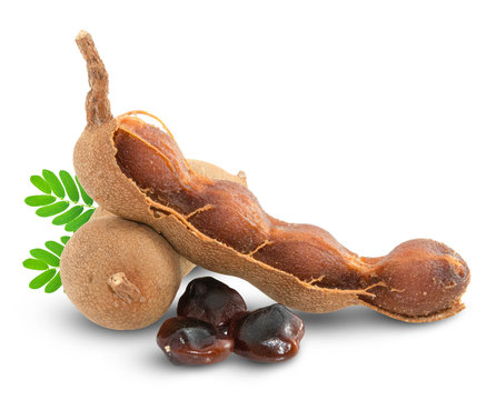Tamarind isolated on a white background