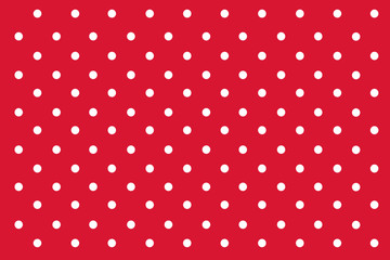 Pink Pastel polka dots background.