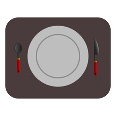 plate fork knife  kitchen equipment