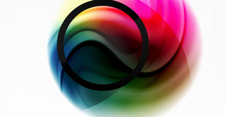 Abstract background, fluid mixing gradient liquid style colors composition. Vector Illustration For Wallpaper, Banner, Background, Card, Book Illustration, landing page