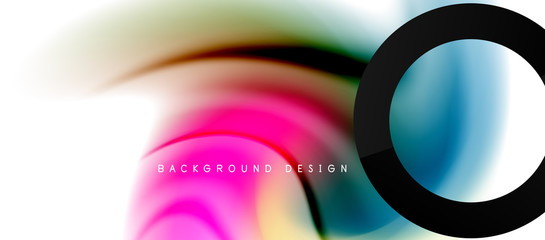 Abstract background, fluid mixing gradient liquid style colors composition. Vector Illustration For Wallpaper, Banner, Background, Card, Book Illustration, landing page