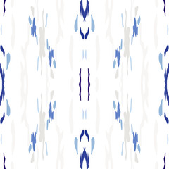 Batik, Hand Drawn. Paint Texture Seamless 