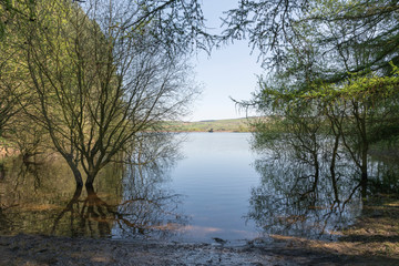 Obraz premium Digley Reservoir near Holmfirh, West Yorkshire