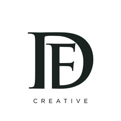 df luxury logo design