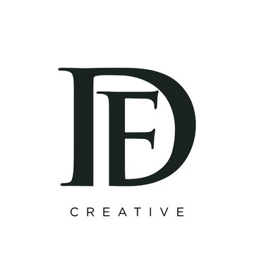 df luxury logo design
