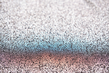 water drops on a metal surface