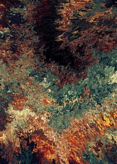 Bright artistic splashes. Abstract rough painting color texture. Modern futuristic pattern. Multicolor dynamic background. Fractal artwork for creative graphic design