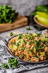 Delicious homemade Pad Thai