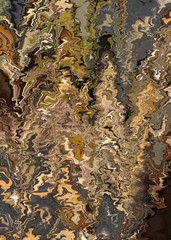 brown stone artistic splashes. Abstract rough painting color texture. Modern futuristic pattern. Multicolor dynamic background. Fractal artwork for creative graphic design