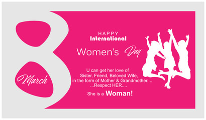 International Women's Day (March 8) is a global day celebrating the social, economic, cultural and political achievements of women