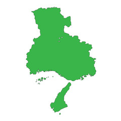 地図　日本　兵庫