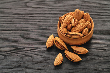 almond nut close-up