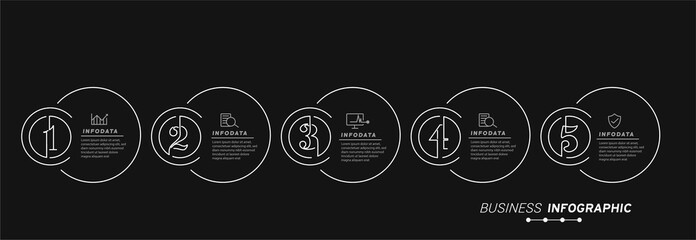 Design elements of business infographics. Modern infochart, marketing chart and graphs, bar diagrams.
