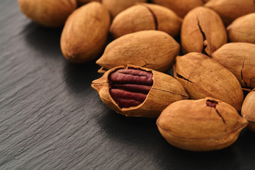 pecan nut close-up