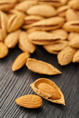 almond nut close-up