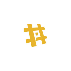 Obraz premium Modern, developer programming P letter Logo