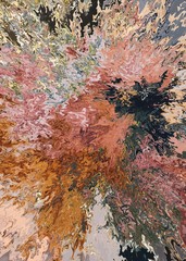 white, pink, brown, black stone artistic splashes. Abstract rough painting color texture. Modern futuristic pattern. Multicolor dynamic background. Fractal artwork for creative graphic design