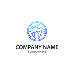 Sea Blue Dental Care Modern Logo Designs