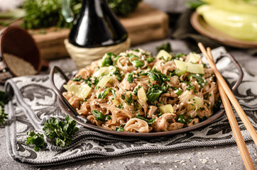 Delicious homemade Pad Thai