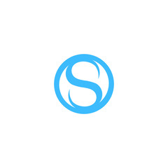 Fototapeta na wymiar S Letter Logo Template symbols icons