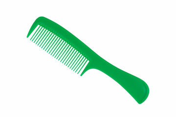 Green hair comb