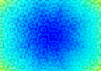 Abstract texture with metallic appearance, with blue gradient