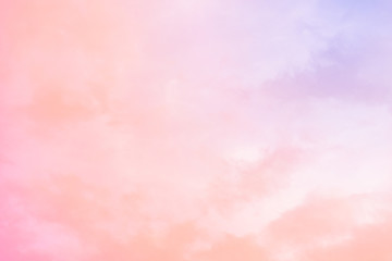 cloud background with a pastel colour