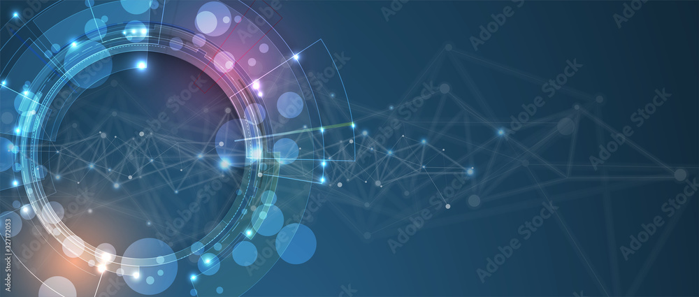 Aufkleber abstract futuristic fade computer technology business background