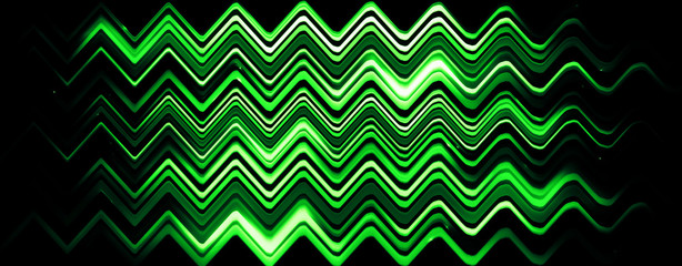 Panoramic glowing blurred light stripes in motion over on abstract background. Colorful rays. Led Light. Future tech. Shine dynamic scene. Neon flare. Magic moving fast lines. Glowing wallpaper.