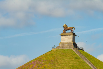 The Lion's Mound, Waterloo, Belgium - obrazy, fototapety, plakaty