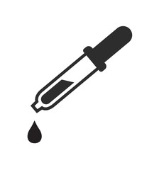 Eye drops bottle thin line icon vector vector isolated on white