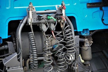 engine of an airplane