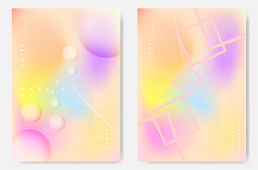 Abstract Gradient Background. Colorful Brochure.