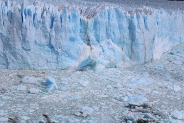 glacier in patagonia argentina (Perito Moreno)