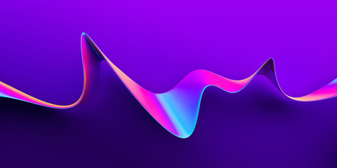 Abstract 3d rendered illustration, modern background design