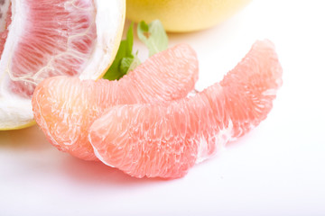 Fresh red grapefruit