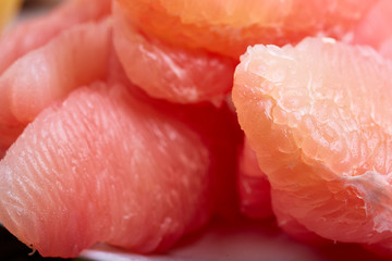 Fresh red grapefruit