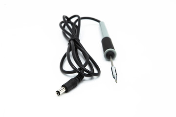 Soldering equipment isolated on white background