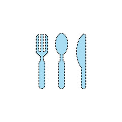 flat icons for Knife, fork and spoon tools,vector illustrations