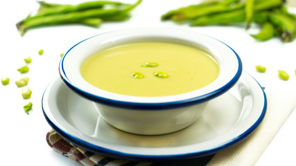 fresh fava bean soup