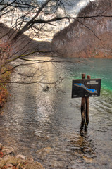 Plitvice Lakes in wintertime, Croatia