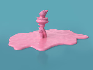 hand of molten statue of liberty © Photobank