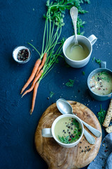 lentil soups on the table