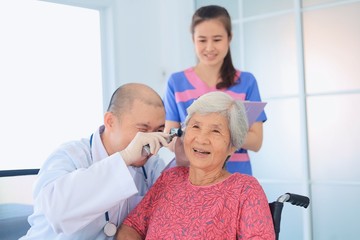 doctor  and patient in office